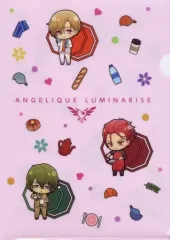 【中古】クリアファイル ヴァージル＆シュリ＆ロレンツォ 描き下ろし ちびキャラクリアファイル 「Switchソフト アンジェリーク ルミナライズ」 GAMECITY購入特典
