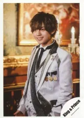 【中古】生写真(ジャニーズ) King ＆ Prince/永瀬廉/上半身・衣装白・体左向き/「シンデレラガール」PV＆ジャケ写撮影オフショット