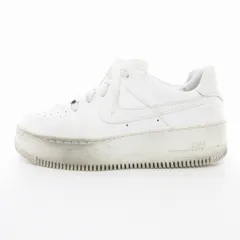 ナイキ NIKE AF1 SAGE LOW AIR FORCE ONE エアフォース セイジ スニーカー シューズ 23.5cm 白 ホワイト /UO