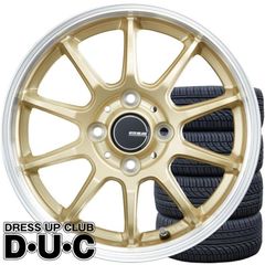 14インチアルミホイールタイヤセット 軽自動車 INFINITY/インフィニティF10 GL/RP 14-4.5 165/55R14 155/65R14 JAWA認証 4本セット