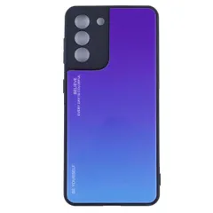 Galaxy S21 ケース SC-51B SCG09 ギャラクシーs21 グラデーション ハイブリット ケース 【Color】 パープル・ブルー