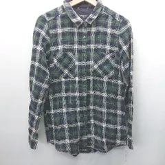 ◇ ◎ JOURNAL STANDARD ジャーナルスタンダード チェック柄 長袖 シャツ サイズ表記なし グリーン系 レディース E  【1407180030725】