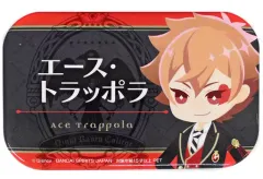 【中古】バッジ・ピンズ エース・トラッポラ スクエア型缶バッジ～ネームバッジver.～vol.1 「ディズニー ツイステッドワンダーランド」 ナムコ限定