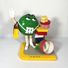 90s M&M Ms Green Shopping Candy Dispenser　エムアンドエムズ　ディスペンサー　ショッピング　ヴィンテージ　アンティーク　アメトイ