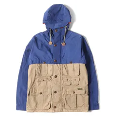 RALPH LAUREN ラルフローレン ジャケット サイズ:S 00s 60/40クロス マウンテンパーカー ハンティングジャケット ベージュ ブルー 00年代 古着 アウター ブルゾン コート アメカジ ブランドのサムネイル