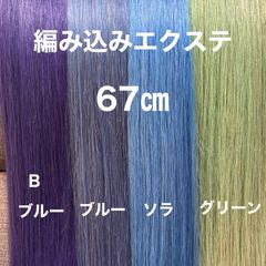 編み込みエクステ 67 束毛　ロングストレート 編み込みエクステ 67 束毛 ロングストレート - メルカリ