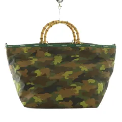 【美品】LeSportsac 迷彩柄　トートバッグ　バンブー　舟型　ストラップ 2025年最新】lesportsac トートバッグ 迷彩の人気アイテム