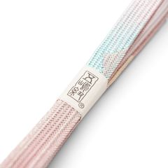 新品　夏用　江戸組紐　五嶋紐　帯締め　淡桃×水色