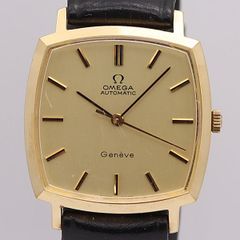 オメガOMEGA De Ville 70年代ムーディーTVスクリーン自動巻腕時計 