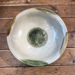 やちむん　上江洲 茂生　尺皿　古作