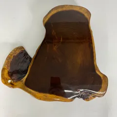 天然木 一枚板 飾り台 盆台 花台 天板 置台 飾り台 茶道具 根杢風  インテリア オブジェ