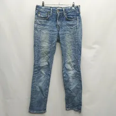 ◇ ΘΦ SOMETHING サムシング コットン系 デニムパンツ サイズM ネイビー系 レディース E  【1410100021567】