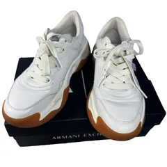 C381 ARMANI EXCHANGE アルマーニ  エクスチェンジ スニーカー シューズ ホワイト レディース 37