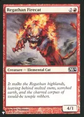 【中古】マジックザギャザリング 150/249[C]：【PLIST】Regathan Firecat/レガーサの火猫