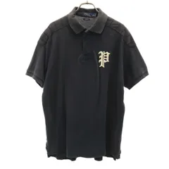 RALPH LAUREN 半袖ラガーシャツ Ralph Lauren - 00s ポロ ラルフローレン ボーダー 半袖 ラガー