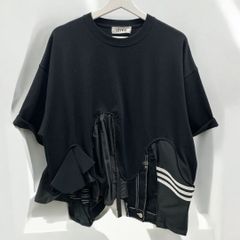 Tシャツ ドッキング レディース ブラック 黒 リメイク remake 久喜倉庫店 HK0007