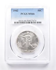 1942年製　ウォーキングリバティ　ハーフダラー　シルバー アメリカ製　6枚 1942年 ウォーキング リバティ ハーフダラー 銀貨 50セント