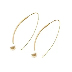 【ゴールド×ピアス】[Cream dot. クリームドット公式] ピアス レディース フック バーフック パール 一粒 金属アレルギー ニッケルフリー シンプル 上品 清楚 結婚式 大人め 小物 ファッション レディース 