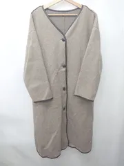 ◇ ⊇ URBAN RESEARCH アーバンリサーチ パインピング 長袖 コート サイズFREE グレージュ系 レディース E  【1507230004000】