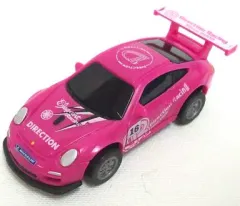 【中古】ミニカー 4.DIRECTION RACING #16(ピンク) 「ポルシェ カレラカップジャパン プルバックカーコレクション」 2013年 WONDA キャンペーン品
