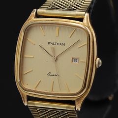 希少品 1980年代 メンズ Waltham SWISS ゴ－ルド 腕時計 - メルカリ