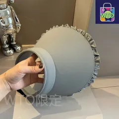 ミュミュ ヘアバンド サンハット、ノンクローズドハット、ユニバーサルなデザインで日焼け防止に最適 -WTO輸入1