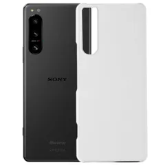Xperia 5 IV ケース SO-54C SOG09 A204SO エクスペリア5 マーク4  耐衝撃 シンプル さらさら ハード ケース 【Color】 ホワイトのサムネイル