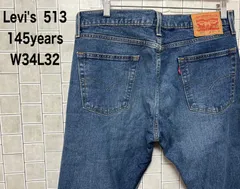 リーバイス デニム Levi's  513 ジーンズ 145years W34L32