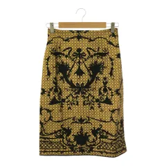 希少 Christian Dior ディオール スカート カナージュ ベージュ×黒 レディース ファッション H19005-2