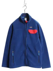 【お得なクーポン配布中!】 パタゴニア フルジップ シンチラ スナップT ボーイズ XL 155cm キッズ 子供 12年製 Patagonia アウトドア フリース ジャケット ブルゾン 青