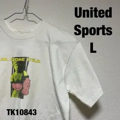 United Sport USA製 Tシャツ 半袖 L ホワイト Jr. Gone Wild ビッグプリント ロックバンド バンドT キッズ レディース 春夏 古着 TK10843