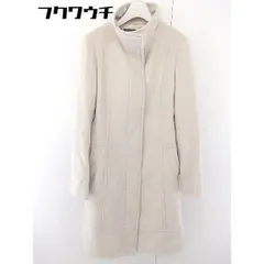 ■ ◎ UNTITLED アンタイトル ウエストベルト 長袖 コート サイズ2 ベージュ レディース  【中古】 【1110140007056】