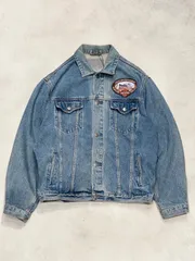 【 HARLEY DAVIDSON DENIM JACKET 】ハーレーダビットソン　デニムジャケット　ハーレーミュージアム　XL