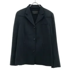 【PRADA】プラダコート［42］ PRADA ブラック トレンチコート42 サイズ