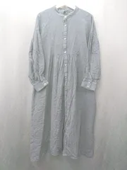 ◇ ⊂ SM2 サマンサ モスモス 綿100% 長袖 ロング ワンピース サイズF ブラック レディース E  【1506130016489】