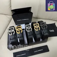 【今日特価】Dolce&Gabbana エンボスレザーベルト-1