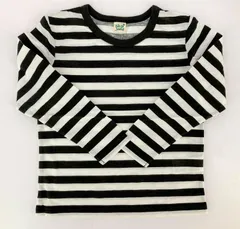 キッズ　白黒　ボーダーＴ