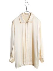 美品 N°21 ヌメロヴェントゥーノ シャツ シルク混 レース クリーム 38 