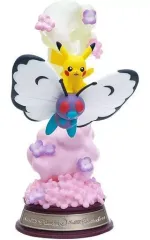 【中古】食玩 トレーディングフィギュア 1.ピカチュウ＆バタフリー 「ポケットモンスター SWING VIGNETTE Collection」
