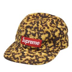 Supreme　シュプリーム　2014AW　Liberty Cord Camp Cap　レオパード柄キャンプキャップ　8054000205561