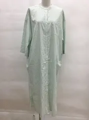 アーバンリサーチ ドアーズ URBAN RESEARCH DOORS シャツワンピース M GREEN ストライプ 未使用 2508WS019