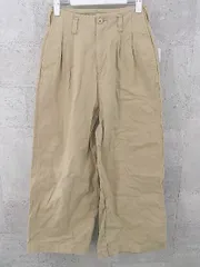 ◇ nano＆co ナノアンドコー ワイド パンツ 36 ベージュ レディース 【中古】 【1002799464024】