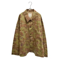 VISVIM (ヴィスヴィム) 21SS BAKER COVERALL ベイカー カバーオール カモフラ ジャケット カーキ 0121205013018のサムネイル