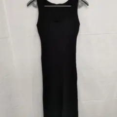 ナイスクラップ ニットワンピ ブラック色 フリーサイズ