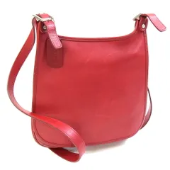  コーチ ショルダーバッグ 9135 レッド レザー 中古