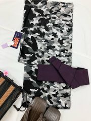≪花ラブリ≫☆現品限り☆MYLL337BLA　浴衣　新品　メンズ　男性　LLサイズ　迷彩柄　黒　グレー　白　綿１００％　着物　和装　透け感　夏祭り　花火大会