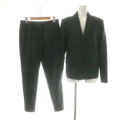 ポールスミス PAUL SMITH スーツ セットアップ ウール ピークドラペル シングル2B テーラードジャケット スラックス パンツ 42 40 緑 /MI ■OSのサムネイル