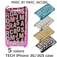 iPhone 3G/3GSケース/アイフォンケース MARC BY MARC JACOBS　マークバイマークジェイコブス ロゴ/メタリックのサムネイル