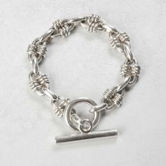 【美しすぎるデザイン♡】HERMES ブレスレット シンプルなデザイン【HERMES】レザーブレスレット 《グレナン