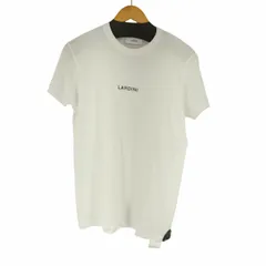 ラルディー二 LARDINI フロントロゴ クルーネックTシャツ White T-Shirt メンズ JPN：S のサムネイル